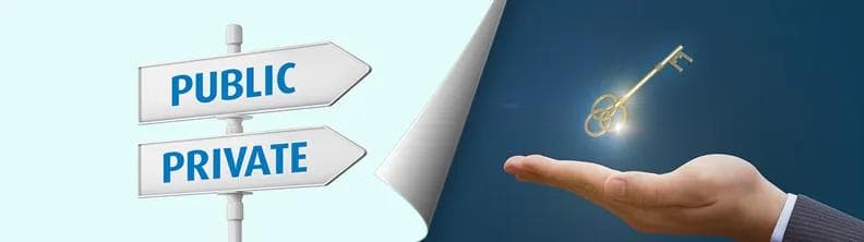 Illustration Magazine page flip: Hand holding a floating key 