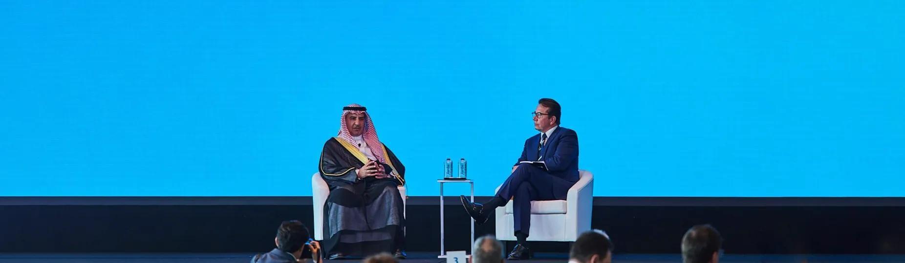 Global Metals, Mining & Critical Minerals Conference Scott Brison and Khalid Al-Mudaifer at the 34th annual BMO 