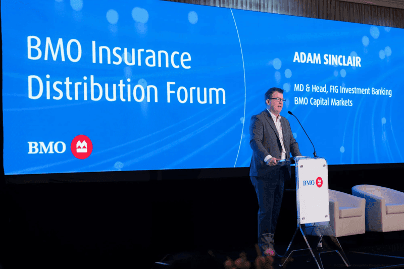 Adam Sinclair at BMO Insurance Distribution Forum