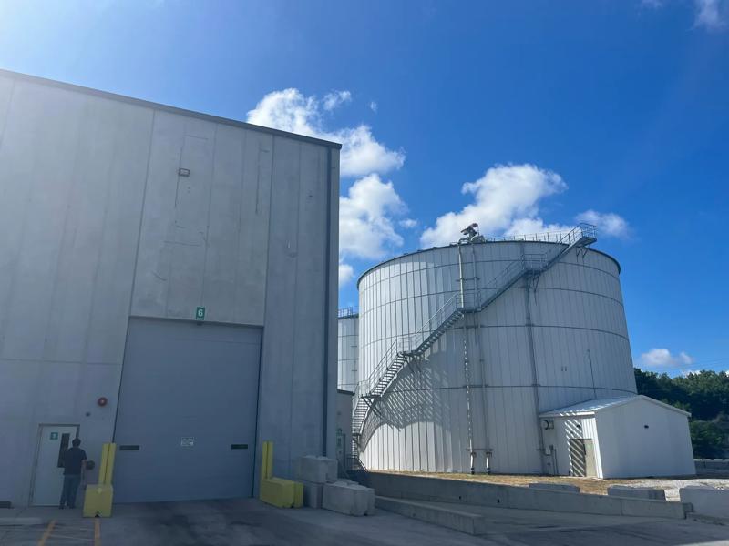 The anaerobic digester facility in Chicago at the Green Era Campus. 