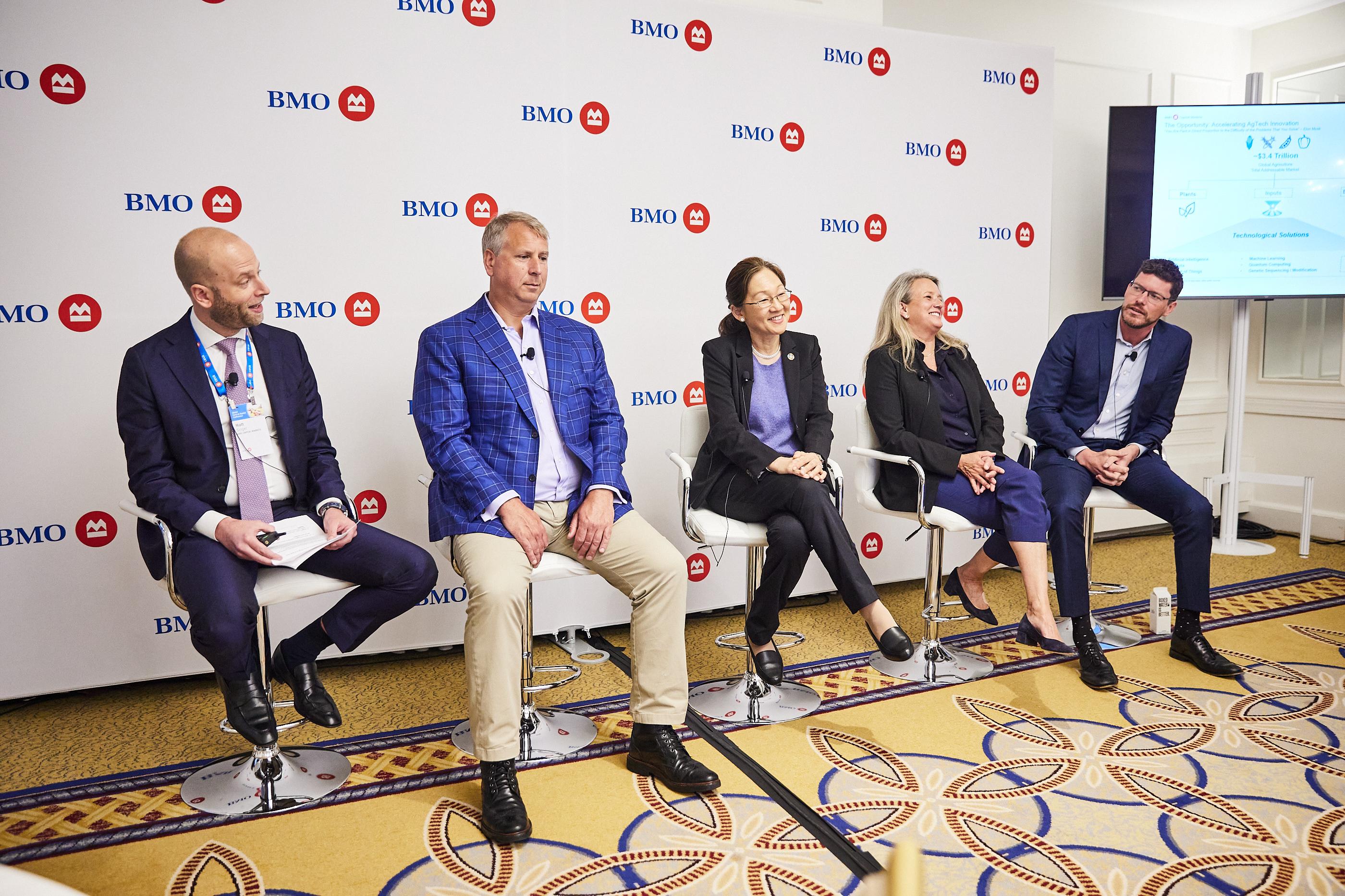 Panelists on Agtech Innovation at the BMO Global Farm to Market Conference