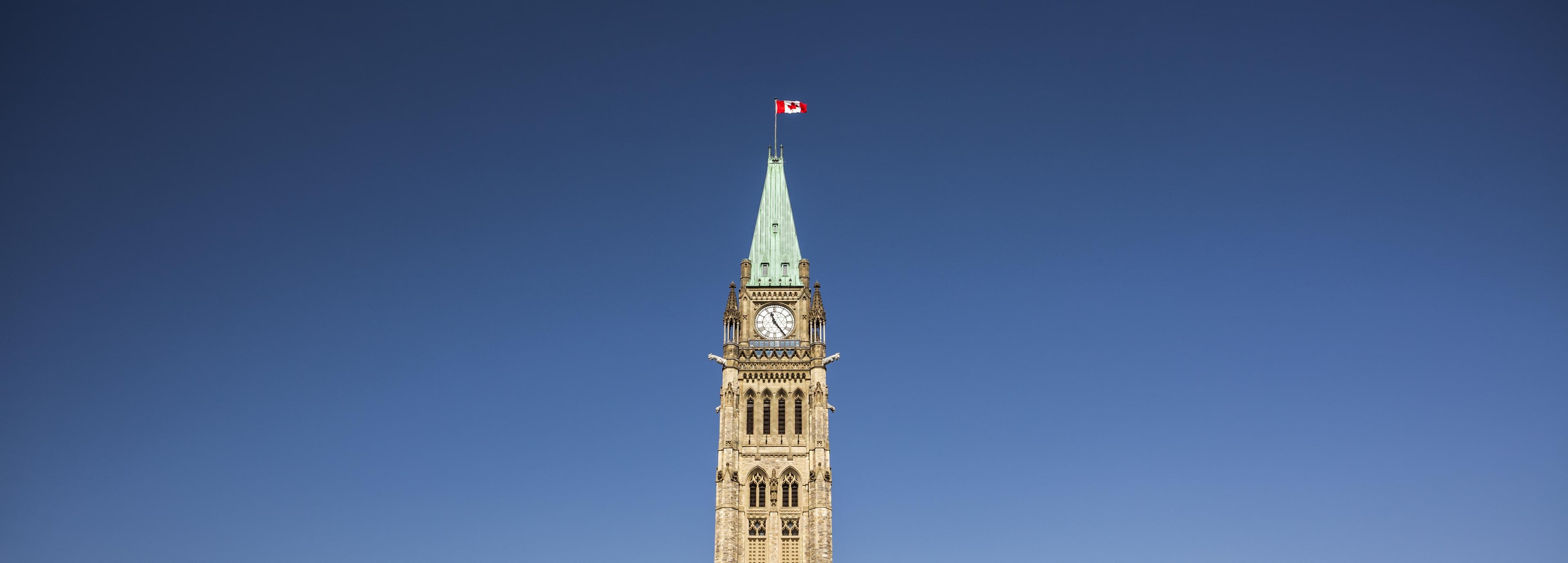 Parliament building in Ottawa