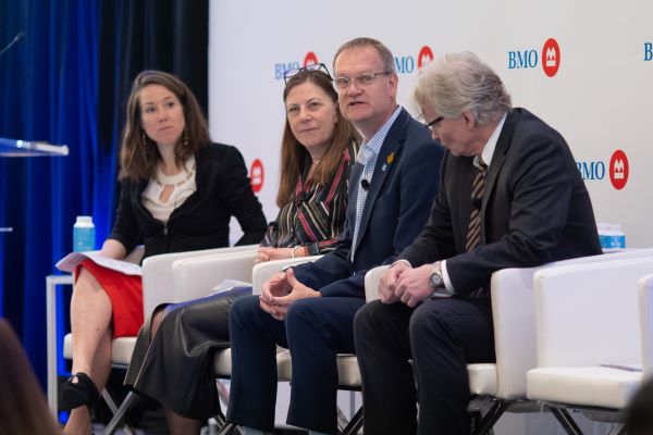 Panelists discuss labelled bonds at the 2024 BMO Government, Reserve & Asset Managers Conference.