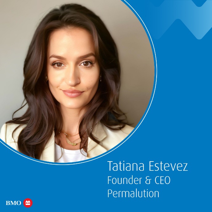 Tatiana Estevez, the Middle East and North Africa region Awardee, is the Founder and CEO of Permalution