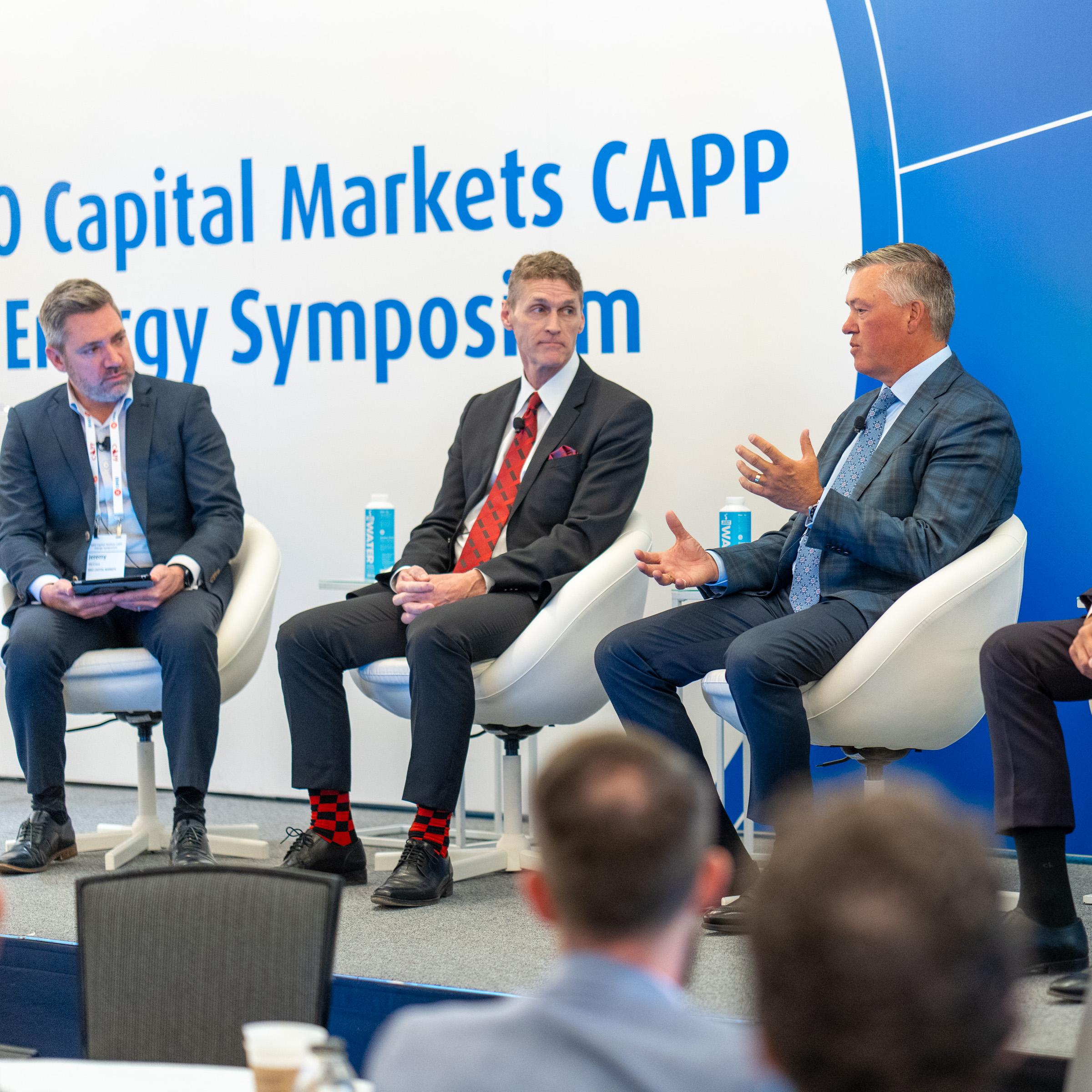 Panelists at the CAPP Energy Symposium